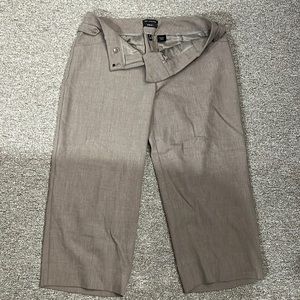 The Limited Gray Lexie Wide Leg Cropped Pant Culottes Size 6